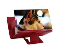 LJHJYDW 3D Phone Screen Magnifier Stereoscopic Movie Video Foldable Desktop 8 Inch Bracket Folding Amplifying Mobile Phone Holder