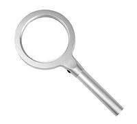 LJHJYDW 5X 10X Illuminated Magnifier, Handheld Full Metal Magnifying Glass with 12 Lights, Foldable Jewelry Eye Loupe Magnifying Lens for Books, Newspapers, Ma Fashionable