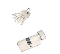 LJHJYDW Barrel Security Copper Cylinder Interior Bedroom Living Handle Brass Key Locking Keys Indoor Door Lock Cylinder(60mmz 30 and 30mm)