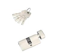 LJHJYDW Barrel Security Copper Cylinder Interior Bedroom Living Handle Brass Key Locking Keys Indoor Door Lock Cylinder(55mmz 27.5 and27.5mm)