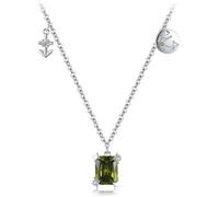 LJHJYDW Birthstone Necklace For Women, Pendant Necklace Signs Cubic Zirconia Horoscope Necklaces Astrology Necklace For Women Girls