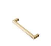 LJHJYDW Cabinet Handle Square Furniture Hardware Stainless Steel Kitchen Door Knobs Cupboard Drawer Pulls Wardrobe Handles(Gold-C160)