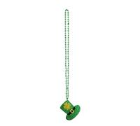 LJHJYDW Celebrate Patrick's Day In Style! Green Necklace For Kids & Adults Party (C, 6.5x49.5cm)