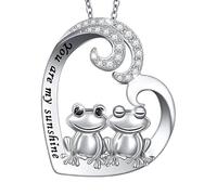 LJHJYDW Chain Necklace for Women Girls Couple Frog Pendant Necklace Women's Fashion Beautiful Stacked