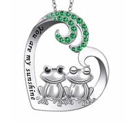 LJHJYDW Chain Necklace for Women Girls Couple Frog Pendant Necklace Women's Fashion Beautiful Stacked