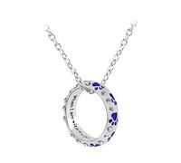 LJHJYDW Charm Necklace for Women Girls with Bone- Gift When Dog Pendant Necklace Pet Cute Ring Dog Rose and