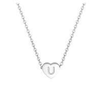 LJHJYDW Choker Necklace for Women 26 Initial Heart Shape Alphabet Necklace For Women Necklaces A Z Heart