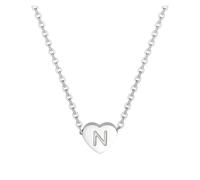 LJHJYDW Choker Necklace for Women 26 Initial Heart Shape Alphabet Necklace For Women Necklaces A Z Heart