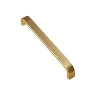 LJHJYDW Closet Kitchen Furniture Handles for Cupboard Door Knobs Drawer Storage Cabinet Pulls Handle Aluminum Wardrobe Handles(Gold,Hole to Hole 128MM)