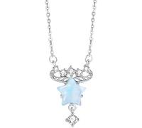 LJHJYDW Constellation Pendant Necklace Constellation Horoscope Celestial Astrology Jewellery Cubic Zirconia Shining Pendant for Women