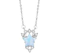 LJHJYDW Constellation Pendant Necklace Constellation Horoscope Celestial Astrology Jewellery Cubic Zirconia Shining Pendant for Women