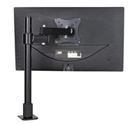 LJHJYDW Fully Adjustable Single Arm LCD Monitor Stand Desk Mount PC Stand for 14" - 27" Stand XL03-400 Black(14-27inch XL03-400)