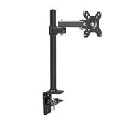 LJHJYDW Fully Adjustable Single Arm LCD Monitor Stand Desk Mount TV Stand for 14" - 27" Screens 100x100 XL03-400 White(14-27inch XL03-400)