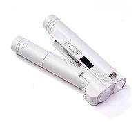 LJHJYDW - Gafas de aumento, 150 aumentos, cristal de aumento tubular con aumento para microscopio de gran aumento en escala con lámpara