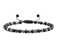 LJHJYDW GF and BF Bracelets Crystal Bead Bracelet Royal Blue Round Adjustable Woven Stretchy Nature Stones 17cm x 7mm 1PCS for New Year