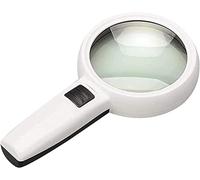 LJHJYDW Hair Accessories, Headbands, 30x Handheld Magnifying Magnifier Magnifying Glass with Light for Reading Light Lens Loupe Lighted Bright Lamp Large Optical Magnifier