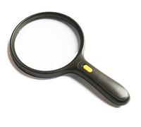 LJHJYDW Handheld Magnifier 20x Magnifying Glass with Light Magnifying Mirror ABS Handle Magnifying Lens for Home Learning Reading and Fault Finding