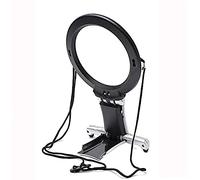 LJHJYDW Hands Neck Magnifying Glass 2X 6X Desktop Reading Magnifier with Light for Seniors Sewing Stitch Embroidery/a (A)