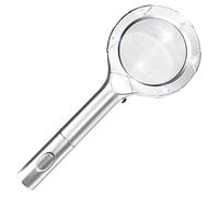 LJHJYDW HD Magnifying Glass with Metal Handle Elderly Reading Magnifier Children Scientific Observation Magnifier with 65mm Lens