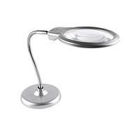 LJHJYDW High Magnification Desktop Glass with Lamp 10 Times HD Light 20 Times Old Man Reading Magnifier