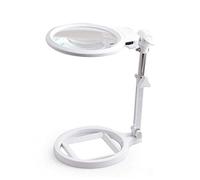 LJHJYDW Lighting Magnifying Glass Lamp Old Man Reading Maintenance Table Lamp 2.5-5x Desktop Magnifier