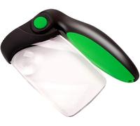 LJHJYDW - Lupa de mano sin marco de 10x con espejo auxiliar de 20x, lupa plegable con luz, lupa de lectura portátil antideslizante para matrimonio