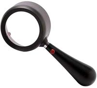LJHJYDW Magnifier Hand-Held Light with Lights 20 Times High-Definition High-Speed Maintenance Identification Elderly Students Children Reading Magnifying Glass,White