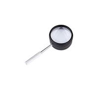 LJHJYDW Magnifier Hand-Held Magnifying Glass, Optical Lens Aluminum Metal e Handle, Easy for The Elderly to Read Newspapers Children Students Explore Nature - 40mm/50mm