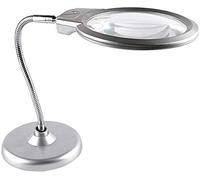 LJHJYDW Magnifier High Magnification Desktop Magnifier with Light 10x 130mm HD Light 20x 25mm Old People Read Optical Glass Lens Watching The Phone Identification Repair Table Lamp mag