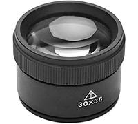 LJHJYDW Magnifiers, Handheld 30X Magnifying Glass Magnifier High Definition Eye Glass Portable Repair Tool Analytical Optical Instruments/30 * 36Mm (30 * 36mm)