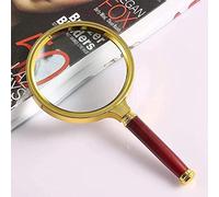 LJHJYDW Magnifiers, Portable 10X Magnifying Glass Handheld Magnifier for Jewelry Newspaper Book Reading High Definition Eye Glass