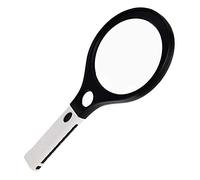 LJHJYDW Magnifying Glass 4X 10X - 138MM High Clarity Lightweight Handheld Magnifier for Reading Maps - Jeweler Watch Repair Loupe,Low Vision Aids Magnifying Glass