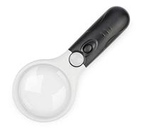 LJHJYDW Magnifying Glass Magnifier - The Main Mirror 20 Times to 10 Times The Secondary Mirror Optical Glass HD Hand Magnifier