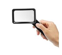 LJHJYDW Magnifying Glass with Light 30X Handheld Large Magnifying Glass Illuminated Lighted Magnifier for Macular Degeneration Seniors Reading Soldering Inspection