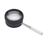 LJHJYDW Magnifying Glasses,Educational Hobby Magnifiers,All Metal Hand-Held Old Man Reading Magnifying Glass HD Optical 3 Times,Watching Mobile Phone Child Students Explonature