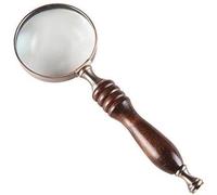 LJHJYDW Magnifying Glasses,Educational Hobby Magnifiers, Retro Classic 10X Magnifying Glass Natural Light Source for The Elderly/Students/Child Read Engraving, Miniature Models, Medicine Bottles