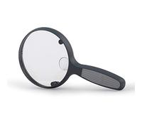 LJHJYDW Magnifying Glasses with Light Handheld Illuminated Magnifier 2.5X-5X Magnification Super High Clarity Lightweight Exploring and Reading Aid for Seniors Kids