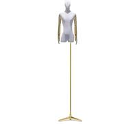 LJHJYDW Mannequin Female Female Tailors Dummy Bust Dressmakers Mannequin Metal Stand Adjustable Height Seamstress Model for Shop Display