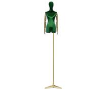LJHJYDW Mannequin Female Female Tailors Dummy Bust Dressmakers Mannequin Metal Stand Adjustable Height Seamstress Model for Shop Display