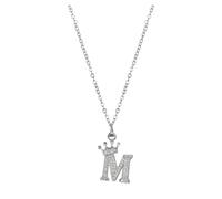LJHJYDW Necklaces for Women 26 English Letters Full Pendant Necklace For Women Rhinestone Necklaces A Z 26 Letter Choker