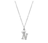 LJHJYDW Necklaces for Women 26 English Letters Full Pendant Necklace For Women Rhinestone Necklaces A Z 26 Letter Choker