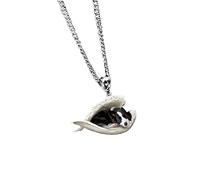 LJHJYDW Necklaces Jewelry for Women Girls Pet Necklace Sleeping Dog Necklace Cute Angel Custom Made with Picture