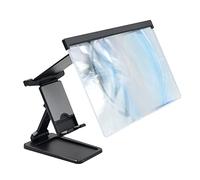 LJHJYDW Phone Sn Magnifier 3D Phone Sn Amplifier Video Display Glass Folding Split 3DPortable Lazy Bracket Magnifying Glass