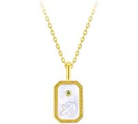 LJHJYDW Silver Necklace for Women Relief Twelve Constellations Necklace Necklace Dainty Golden Pendant Chain Necklace for Women Lady Gifts