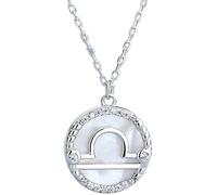 LJHJYDW Silver Necklace for Women Twelve Constellations Coin Necklace Necklace Dainty Inlaid Zircon Pendant Chain Necklace for Women Lady Gifts