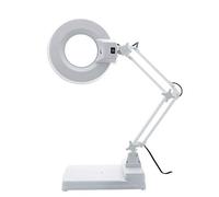 LJHJYDW Sn Magnifier Desktop Lamp with Magnifying Glass Old Man Reading Electronic Device Mobile Phone Computer Maintenance Inspection 5X10X15X20X Magnifier with Light Double The