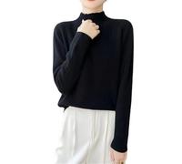 LJHJYDW Solid Color Casual Half High Neck Soft and Comfortable Multi-Color Women's Sweater