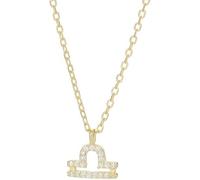 LJHJYDW Twelve Constellations Zircon Necklace Women Golden Dainty Clavicle Chain Shiny Cz Necklace Constellations Guardian Choker Party Jewelry Gift