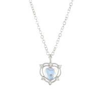 LJHJYDW Women Necklace Fashion Jewelry Heart Necklace For Women Heart Pendant Half Chain Half Pearl