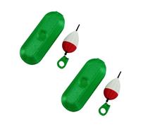 ljhnba 2 Piezas Porta Equipos de Pesca Portátil Contenedor Bolsillo Caja de Aparejos de Pesca de para Fácil Transporte Fácil de Usar Accesorios para Exteriores Organizadores de Almacenamiento
